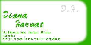 diana harmat business card